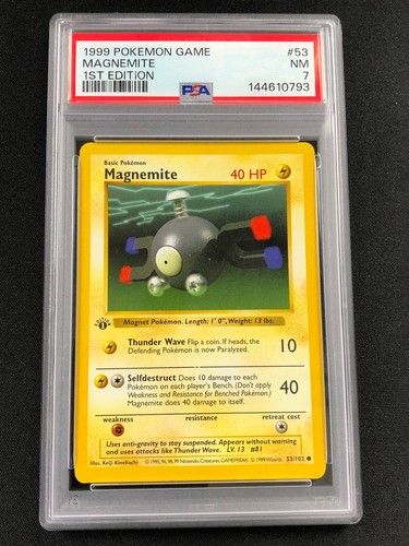 Pokemon 1999 magnemite - magnemite, 1°