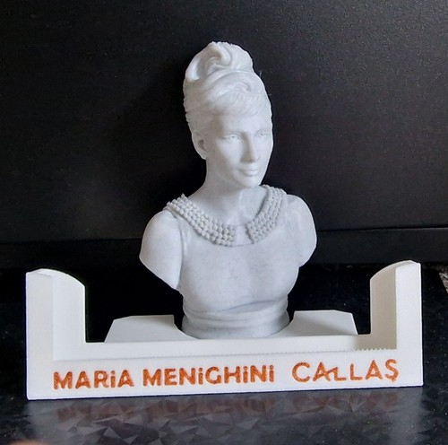 Busto opera diva maria anna - opera,