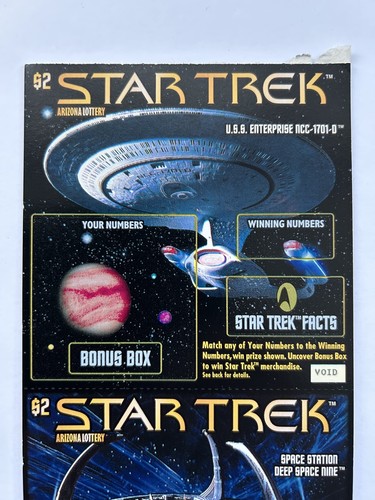 Star trek scratch card - star, trek,