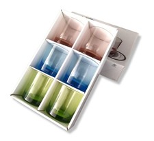 Bicchieri Colorati in Vetro x6