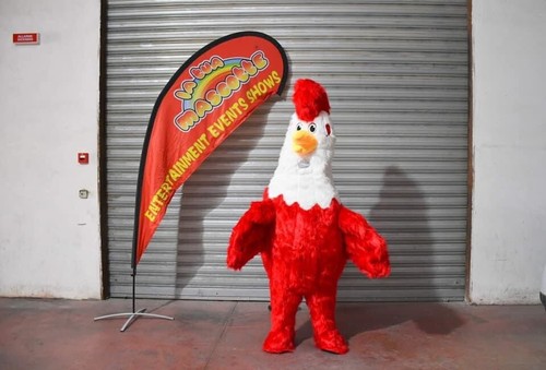 Mascotte gonfiabile gallo - mascotte,