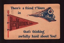 POSTCARD : IOWA - DES MOINES