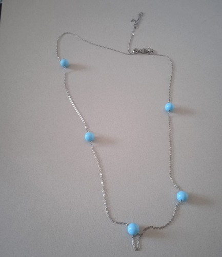 Collana argento lunga - argento,