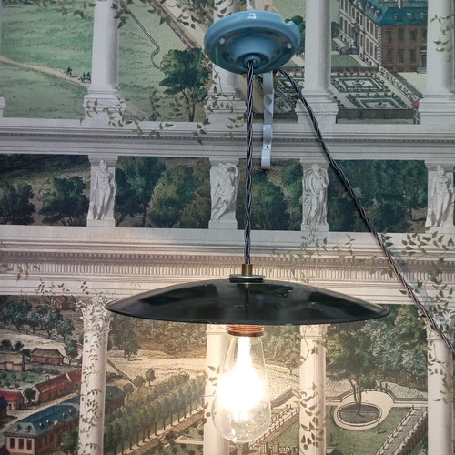 Lampadario con piatto - con, in