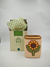 Thun Vaso Nuovo Con Scatolo Regalo Suppellettili Fiori Girasole Beige Marrone