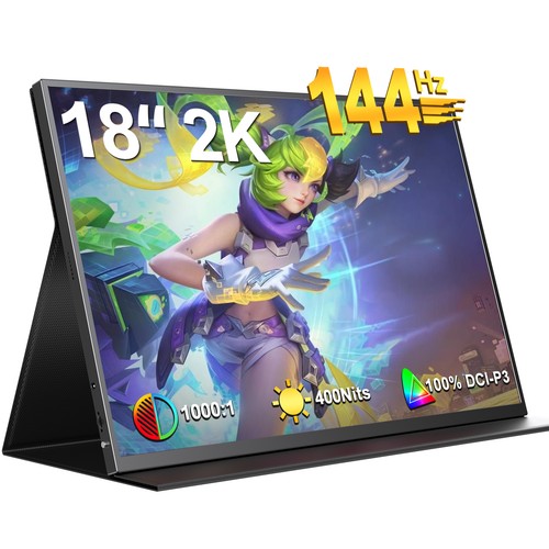 Monitor portatile 144hz - 2k, 18