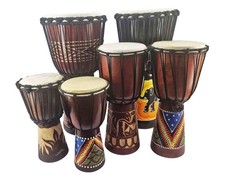 6 x Djembe Tamburo Bongo Set B