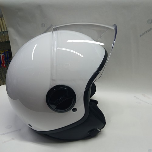 Casco jet motocubo bianco - motocubo,