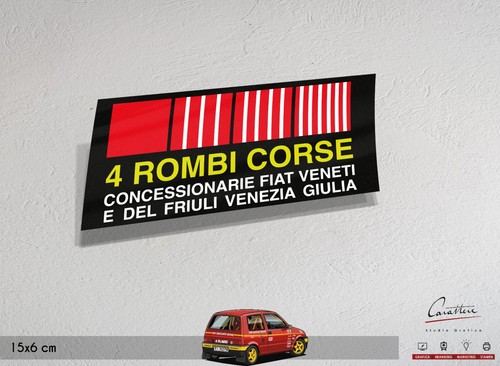 Adesivo fiat rombi corse - rombi,
