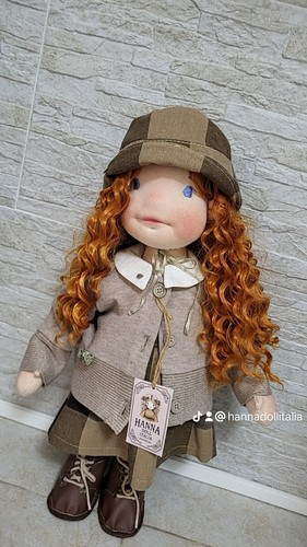 Bambola waldorf morbida fatta - bambola,