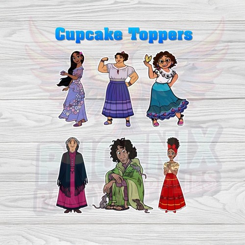 Encanto cupcake toppers - encanto,
