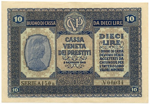 Lire cassa veneta dei - 10,