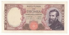 10000 LIRE MICHELANGELO DECR