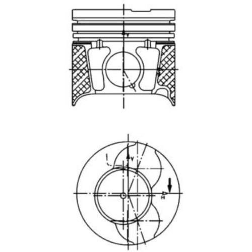 Pistone kolbenschmidt per - kolbenschmidt,