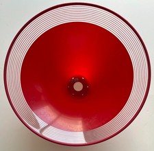RED ACRYLIC GLASS LAMP SHADE