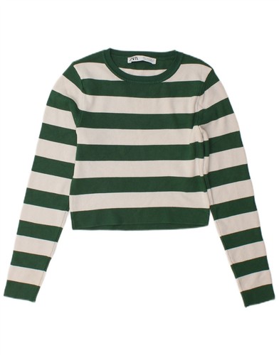 Zara donna crop top manica