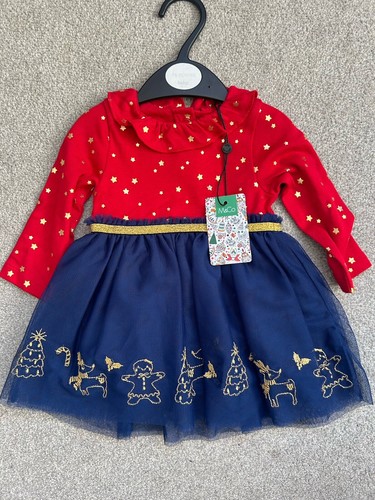 Abito rosso navy tulle - abito, m&co
