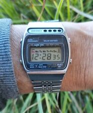Seiko A156-5000 Solar LCD Vintage Watch