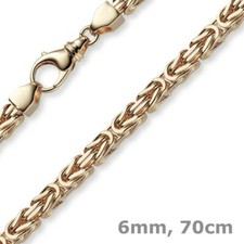 6mm Collana Catena Reale Di