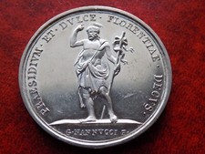 Medaglia  Firenze 1872 Argento Opus G. Nannucci F. Ø mm. 40