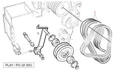 Cinghia ORIGINALE GIANNI FERRARI trattorino professionale PLAY GREEN 00111980017