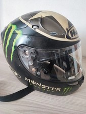 CASCO HELMET FIBRA MOTO INTEGRALE HJC RPHA12 QUARTARARO MONSTER REPLICA MC1 TG M