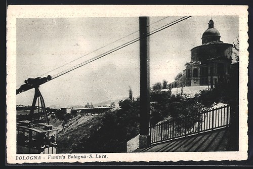 Cartolina bologna funivia - cartolina, bologna,