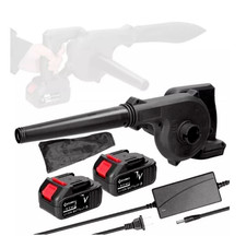 SOFFIATORE A DOPPIA BATTERIA 48V BRICOLAGE VELOCITÀ ARIA REGOLABILE CON SACCA