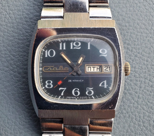 Orologio meccanico slava tank - orologio,