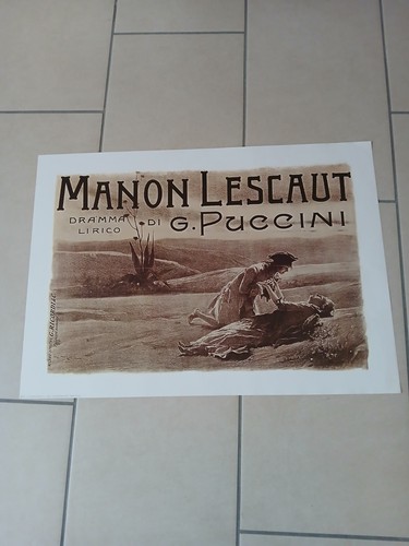 Poster vintage anni - 80, manon