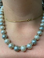 Splendida collana di perle