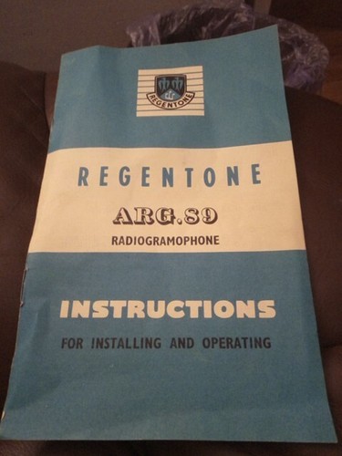 Regentone radio grammofono - regentone,