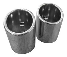 2x Premium Inox Tubo Finale
