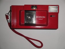 ROKINON 35EF HAPPY S MACCHINA FOTOGRAFICA VINTAGE PELLICOLA CON FLASH E MANUALE