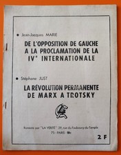 Opuscolo Jean-Jacques Marie