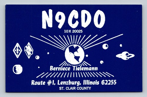 Radioamatore qsl n9cdo - radioamatore,