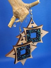 ROCK STAR - Orecchini in legno