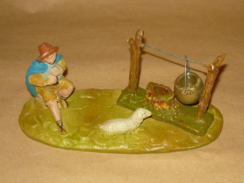 Statuina del presepe diorama - statuina,
