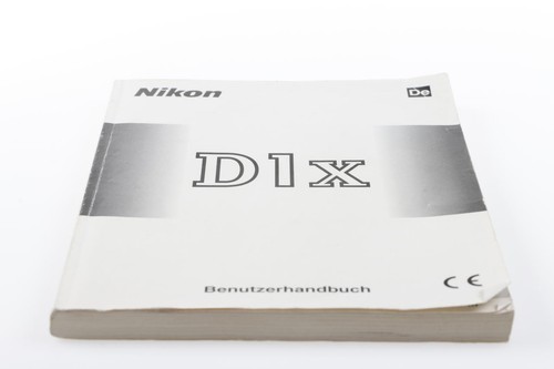 Nikon d1x manuale utente - d1x, it
