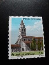 VATICANO 2020 BASILICA DI AQUILEIA FRANCOBOLLO emissione congiunta SMOM ITALIA