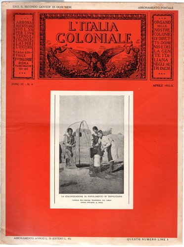 Italia coloniale n 4 - -,