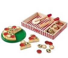 Melissa & Doug Pizza Party Play Set - 63 Pezzi, H: 13,5 x L: 10,5 x P: 1,6