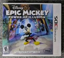 Nintendo 3DS Disney Epic Mickey Power of Illusion custodia e cover solo arte