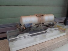 Carro cisterna a carrelli H0 Electrotren 5812K SNCF invecchiato sporcato Ep.IV V