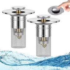 Confezione 2 Tappi Lavabo