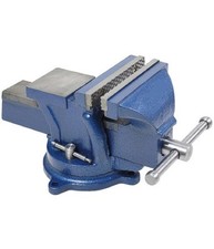 Morsa Da Banco Girevole 150 Mm Incudine Professionale In Ghisa E Acciaio