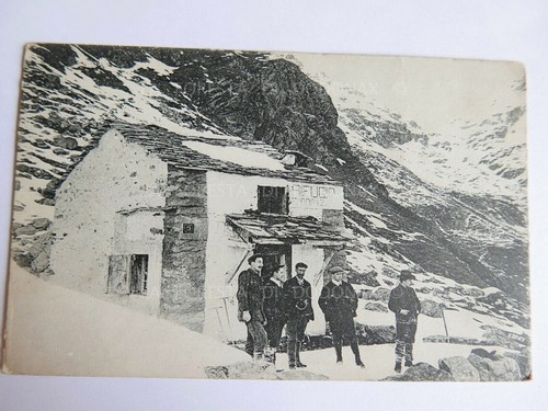 Vecchia foto rifugio rosazza - rifugio,