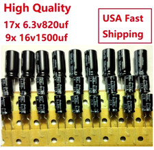 kit completo riparazione condensatore scheda madre xbox 360 HDMI 6.3V 820UF 16V 1500UF