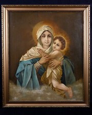 Antique Framed Oil on Canvas