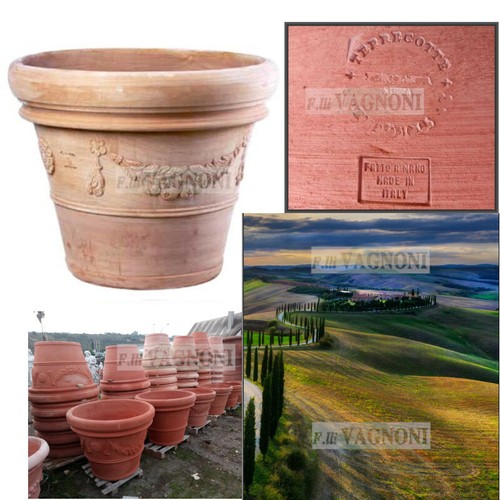 Vaso terracotta toscana - in,